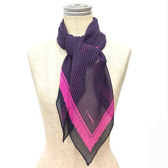 Authentic Chanel Fring Scarf - Picture 1 of 7
